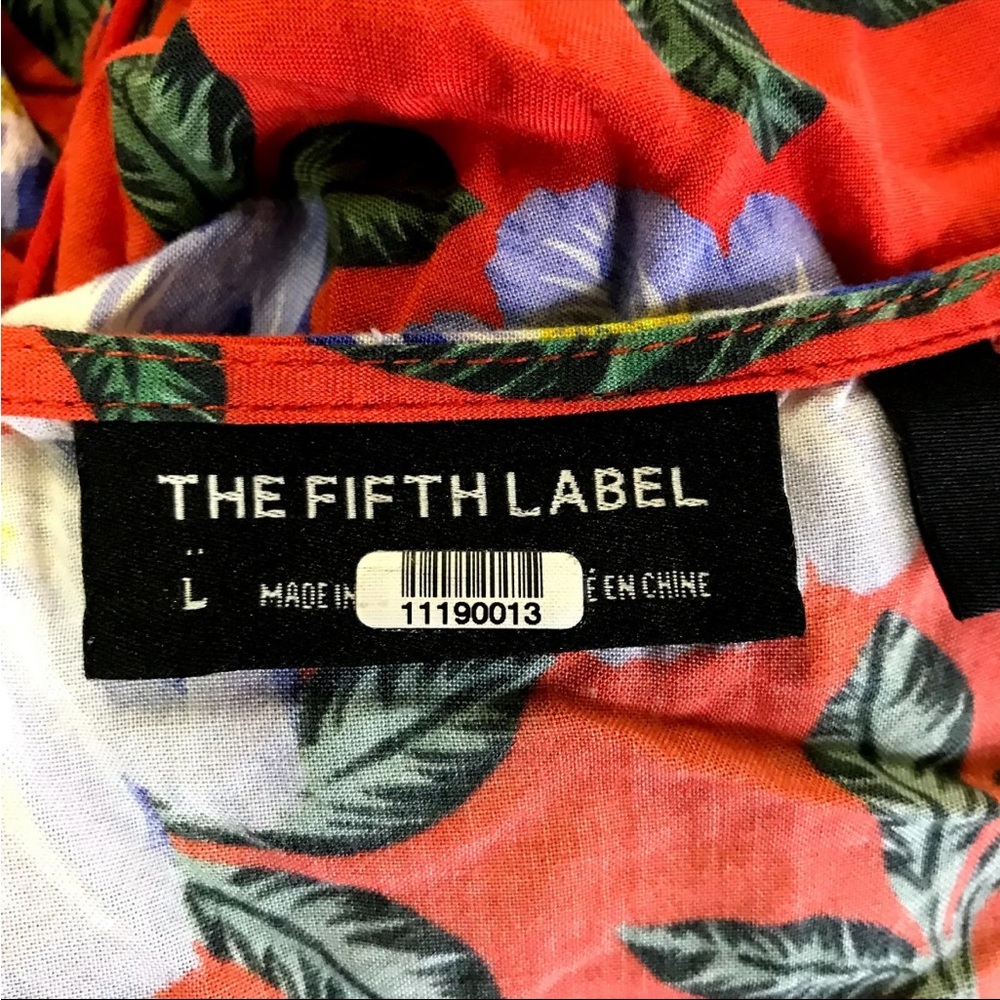 The Fifth Label Floral Wrap Blouse Large - Picture 5 of 6